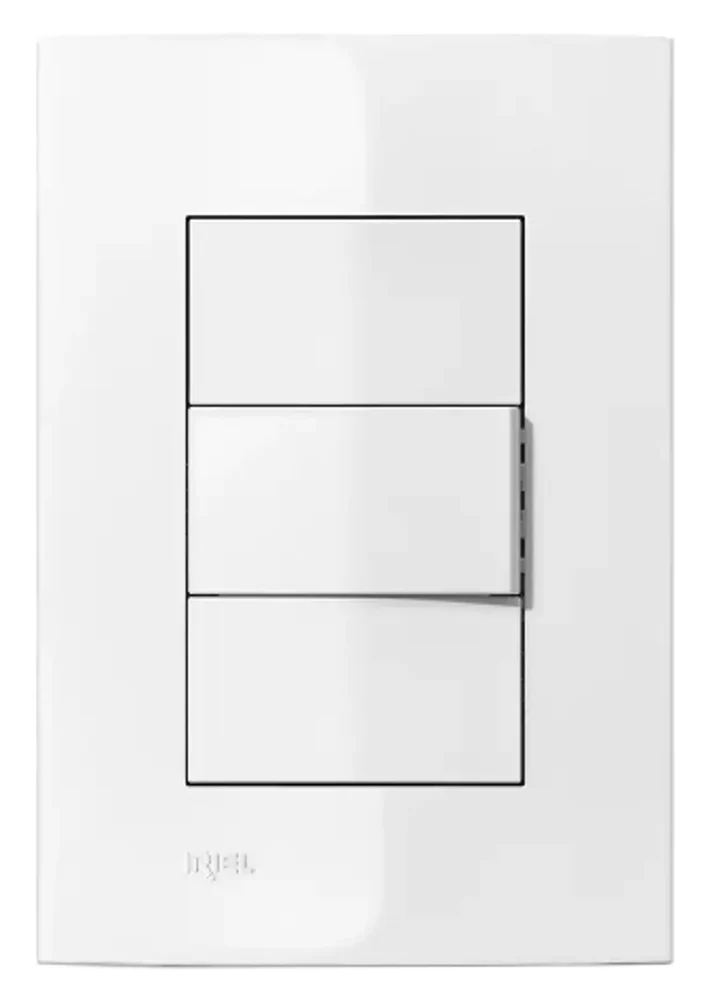 Conjunto 4x2 1 Interruptor Paralelo - Iris