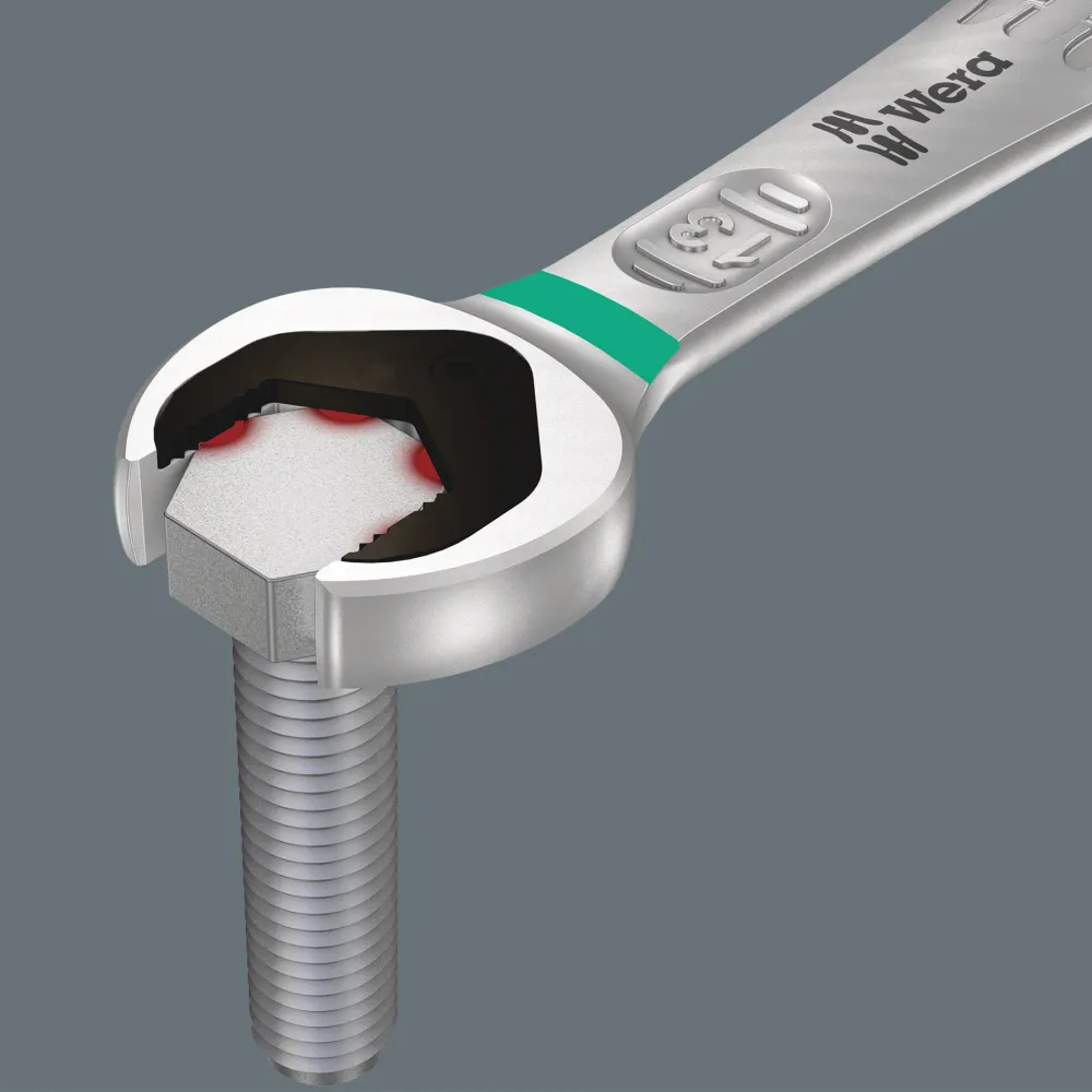Conjunto de chave combinada com catraca 4 peças Wera 6000 Joker 4