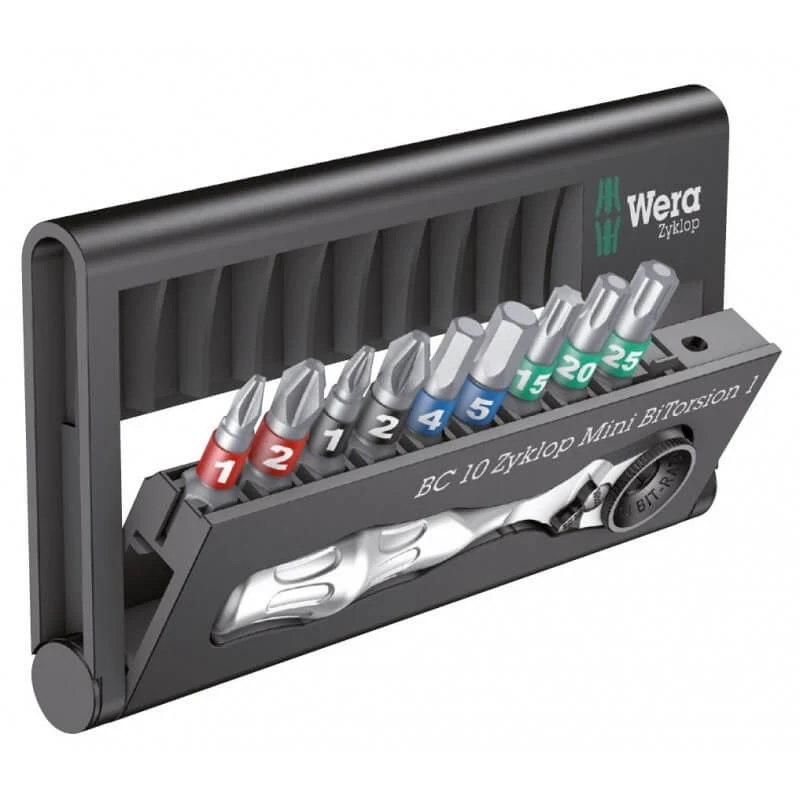 Conjunto de chave de fendas e porta bits com bits 23 peças Wera Set Iberica 1 ref.160005