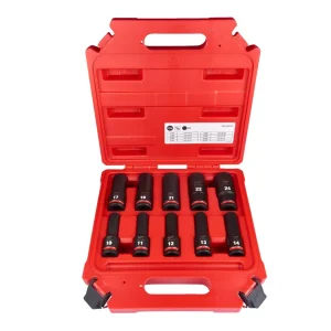Conjunto de 10 chaves de caixa de impacto Shockwave Impact Duty Milwaukee