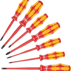 Conjunto de 7 chaves de fendas Kraftform Plus Série 100 160 iSS/7 Wera 135961