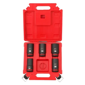 Conjunto de 5 chaves de impacto 3/4” Shockwave Impact Duty Milwaukee