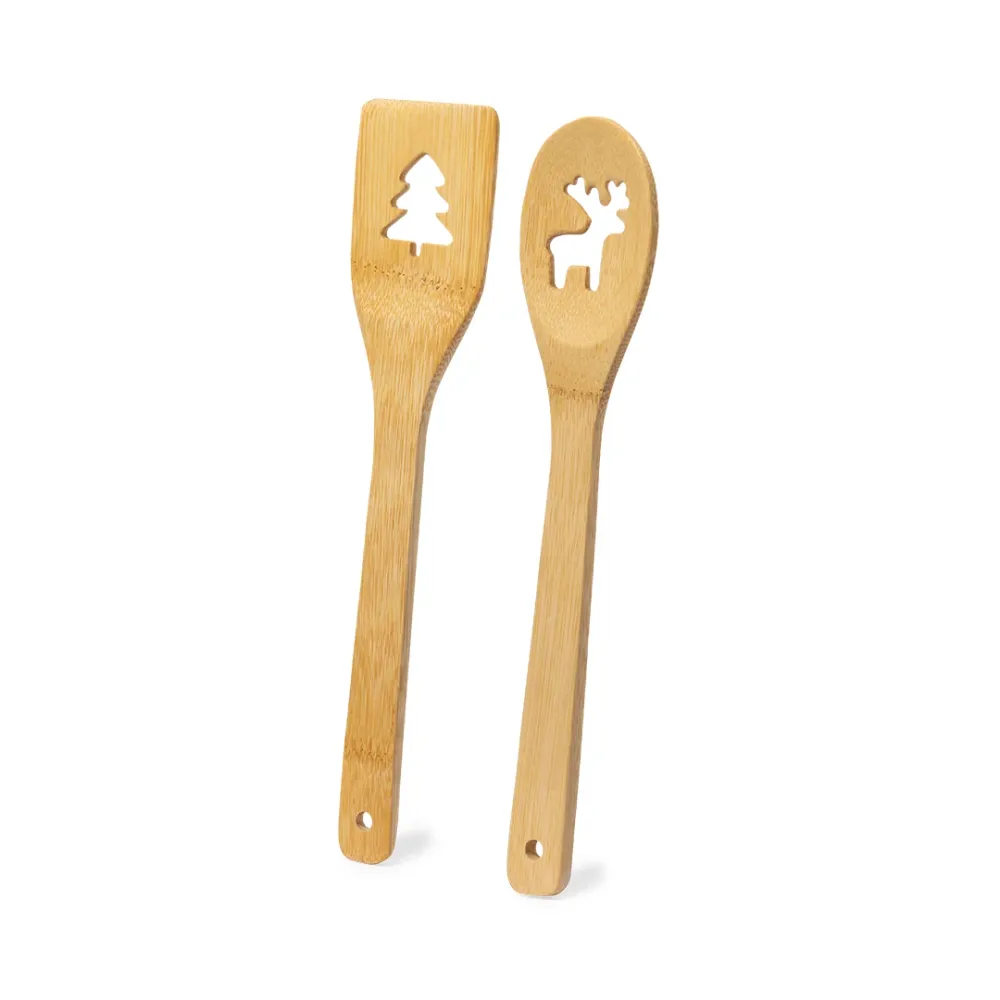 Conjunto de Cozinha Natalício em Bambu 'Hellen'