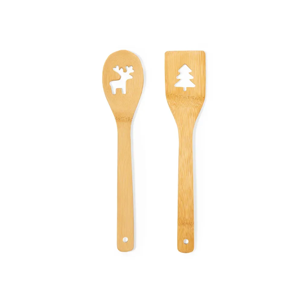 Conjunto de Cozinha Natalício em Bambu 'Hellen'