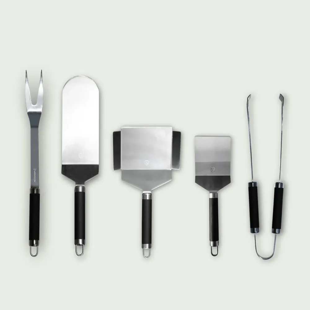 Conjunto de 5 espátulas em inox