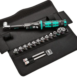Conjunto de ferramentas de aparafusar para bicicletas 16 peças Wera Bicycle Set Torque 1 ref.004180
