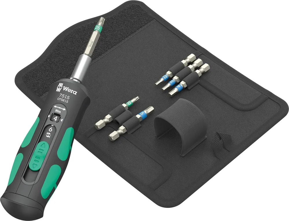 Um conjunto de ferramentas de 7 peças para bicicleta de velocidade Safe-Torque Wera 7515/7
