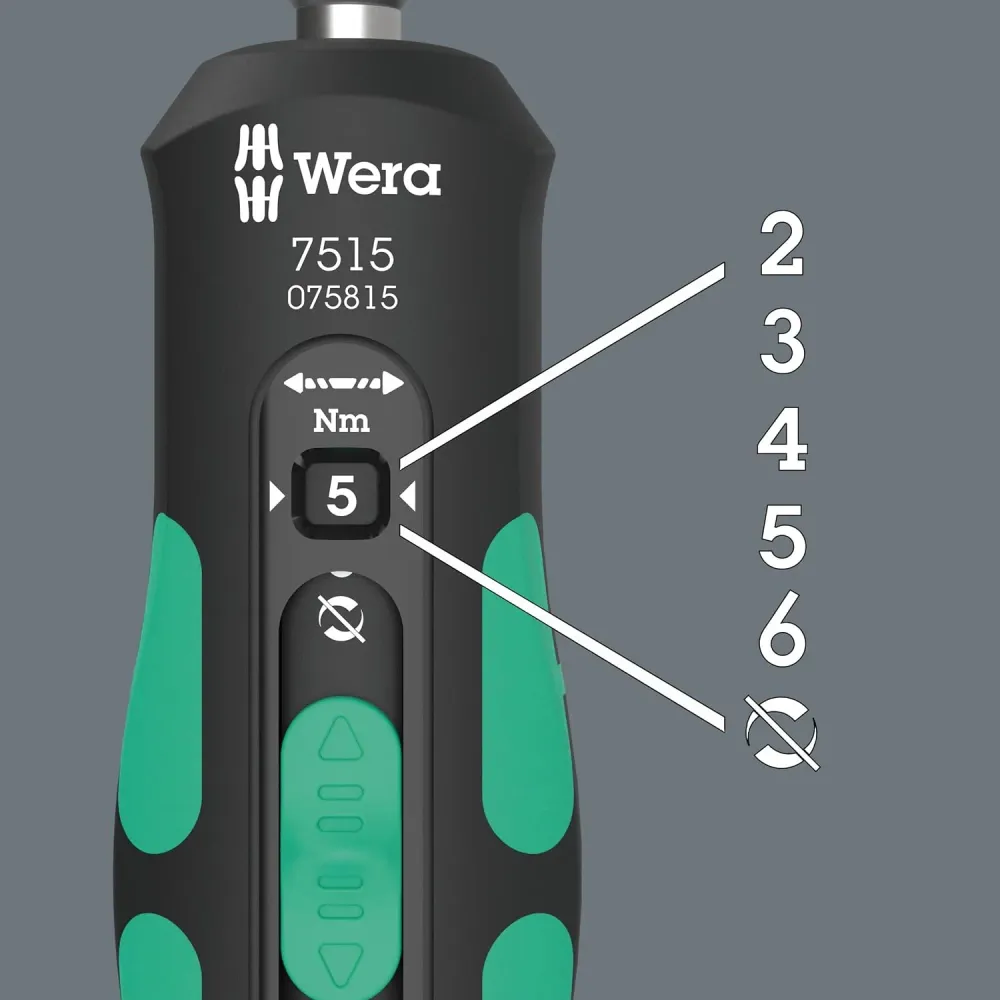 Um conjunto de ferramentas de 7 peças para bicicleta de velocidade Safe-Torque Wera 7515/7