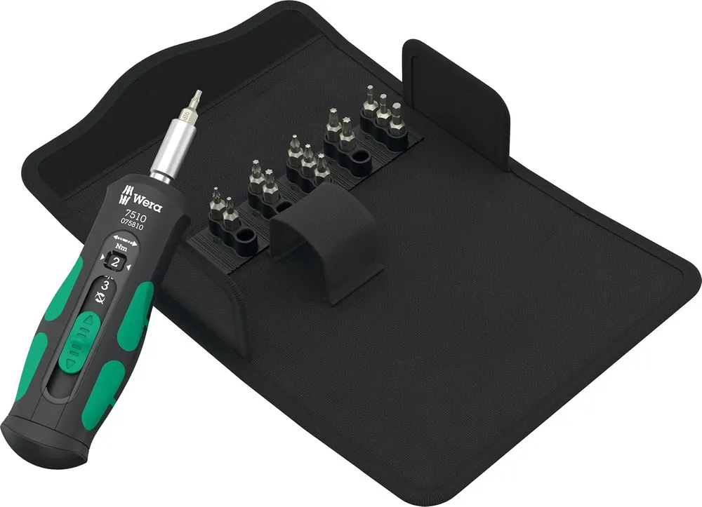 Conjunto de ferramentas de 14 peças para pastilhas de torneamento Safe-Torque Speed Wera 7510/14