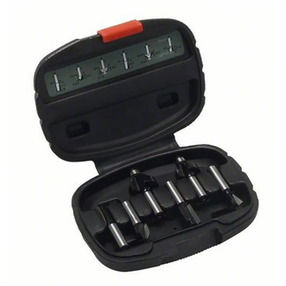 Conjunto de fresas multiusos BOSCH 8 mm 6 Peças