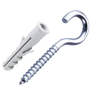 CONJUNTO GANCHOS COM BUCHA 8MM 4 PEÇAS 7223 BEMFIXA