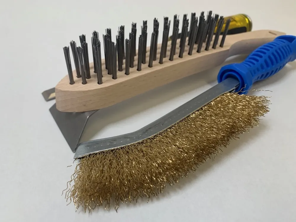 Conjunto de limpeza de 3 peças para fogões óleo e recipientes de queimador