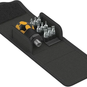 Conjunto de 9 pontas 25mm com suporte de pontas Wera Kraftform Kompakt Stubby ESD 1 ref.057472