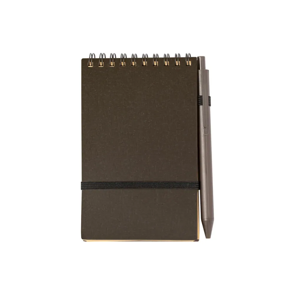 Conjunto Sustentável de Caderno e Caneta em Fibra de Café