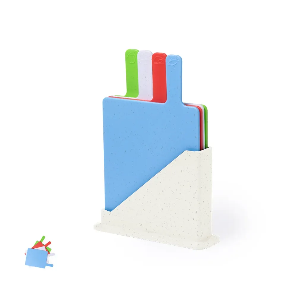 Conjunto de Tábuas Coloridas com Suporte Prático