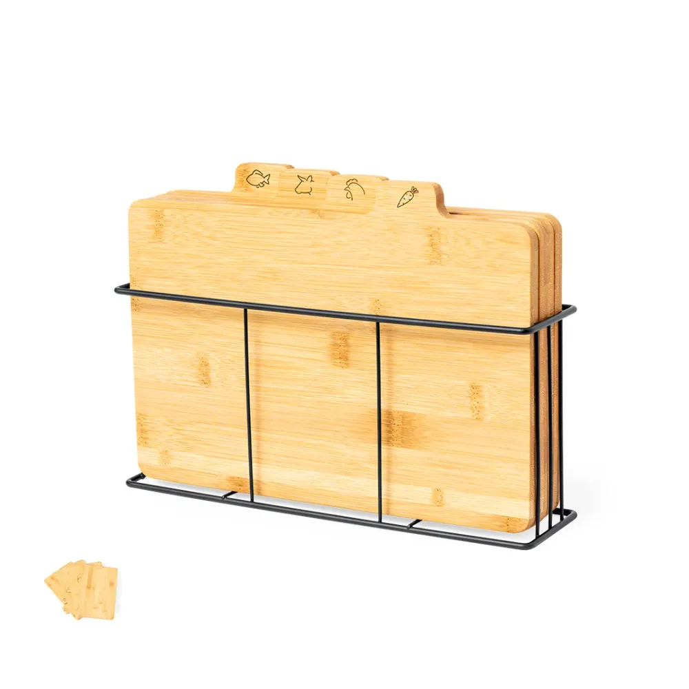 Conjunto de Tábuas de Corte em Bambu Sendak
