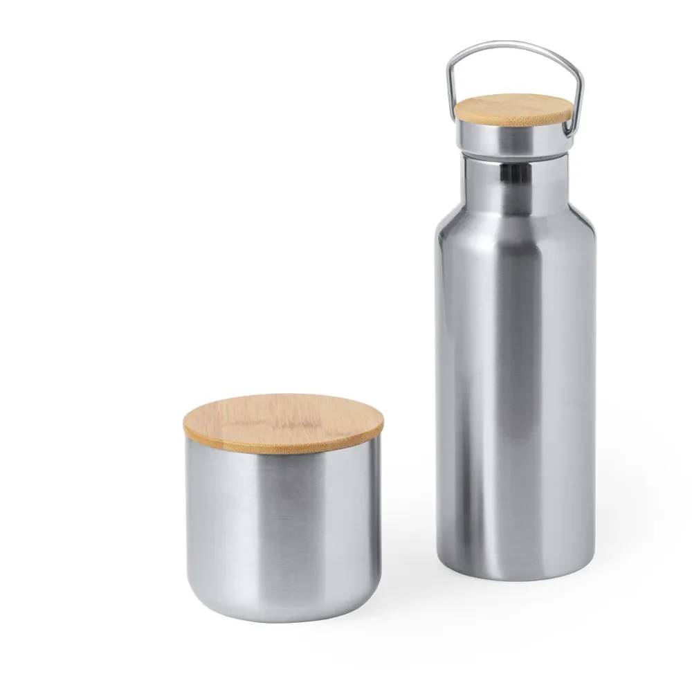 Conjunto Térmico Bidão e Copo em ço Inox 500ml