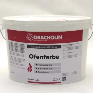 Cor de forno branco resistente ao calor para fogão e lareira
