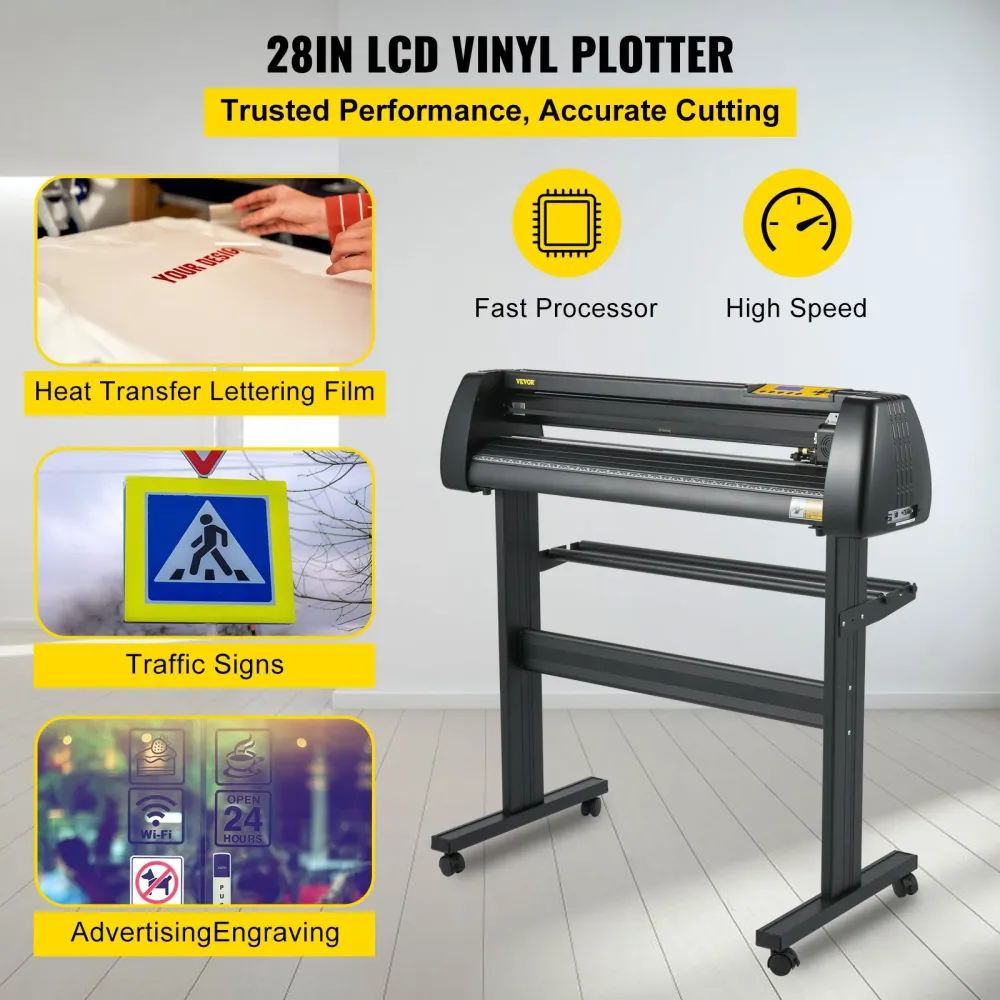 Cortadora de Vinil VEVOR 720mm com Software Signmaster