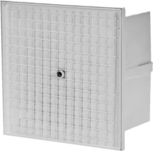 Cápsula de gesso quadrado 14 x 14 cm branco para limpeza