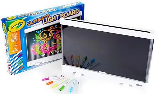 Crayola Ultimate Light Board, tablet de dibujo, regalo para niños, edad 6, 7, 8, 9