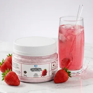 Creatina AMESSE Pura - Sabor Morango - Embalagem de 125g