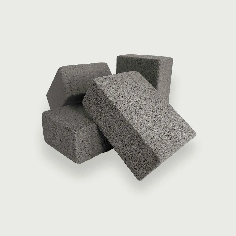 Cubo de limpeza para grelha de cozedura em inox