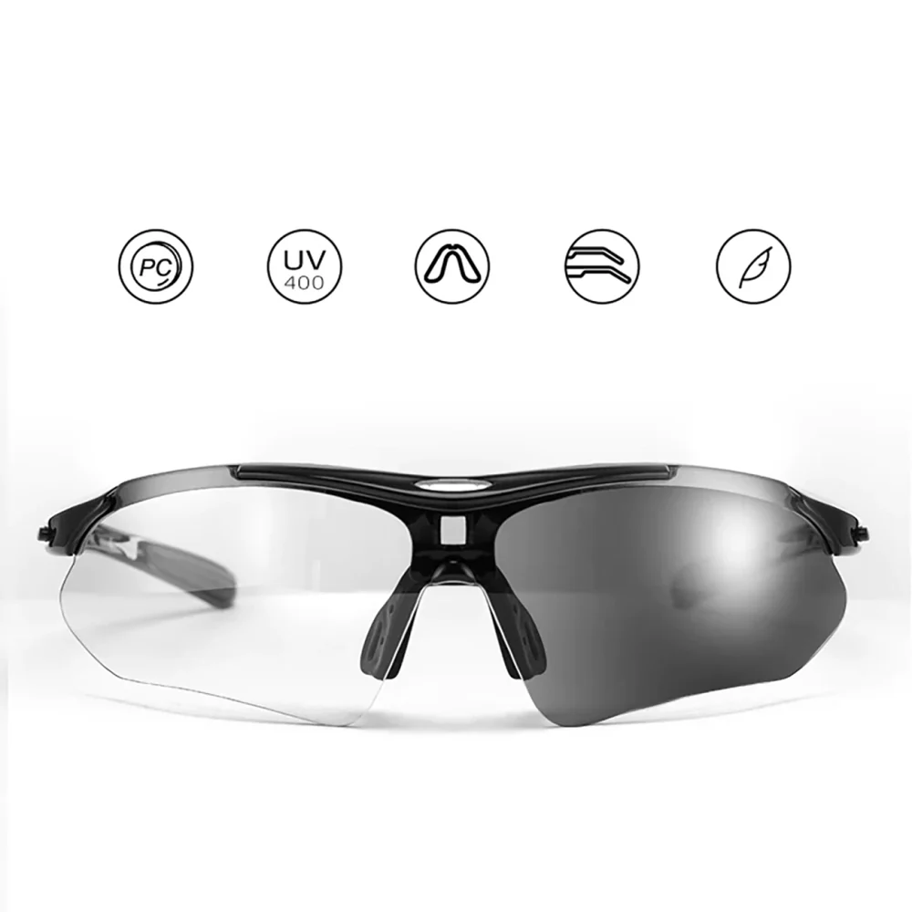 Óculos de ciclismo fotocromáticos UV400