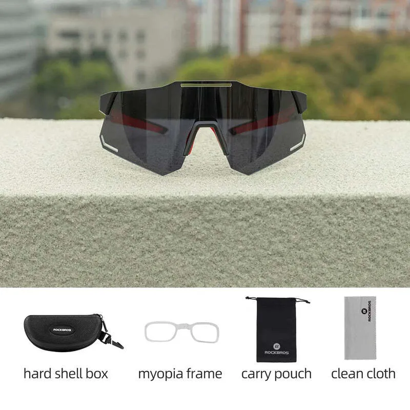 Óculos de Sol para Ciclismo ROCKBROS UV Transparentes
