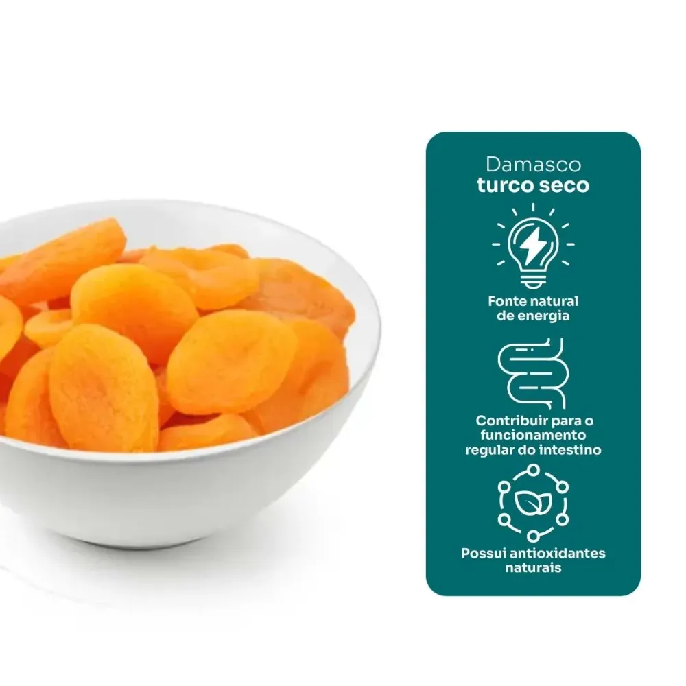 Damasco Turco Seco - Nação Verde 100g