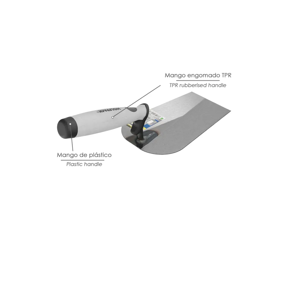 Desempenadeira Wolfpack Plus com cabo de borracha 349 180 mm.