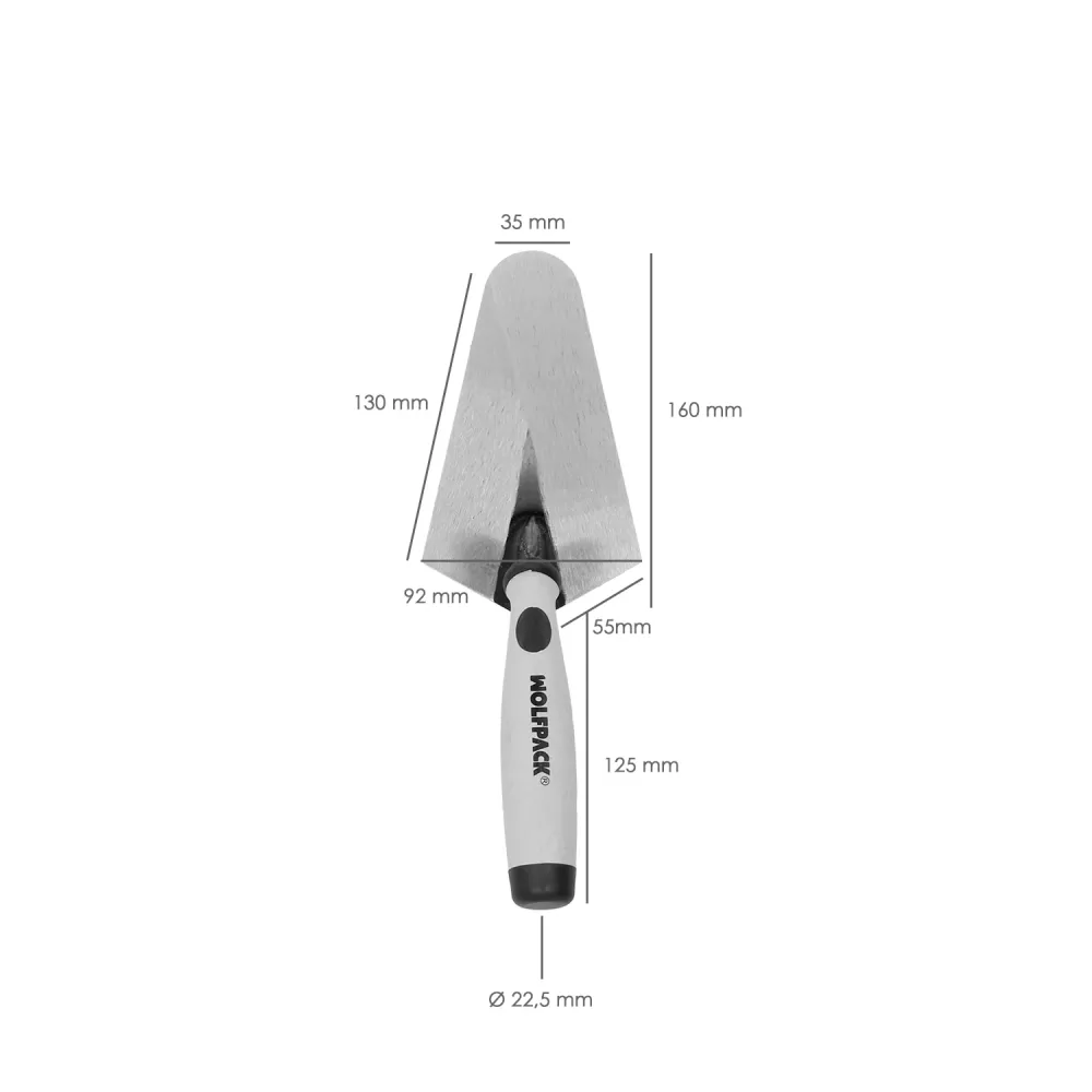 Desempenadeira Wolfpack Plus com cabo de borracha 348 160 mm.
