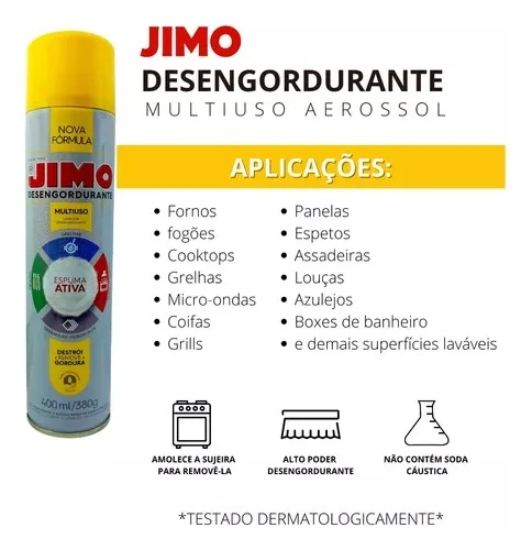 Desengordurante Multiuso 400ml Jimo
