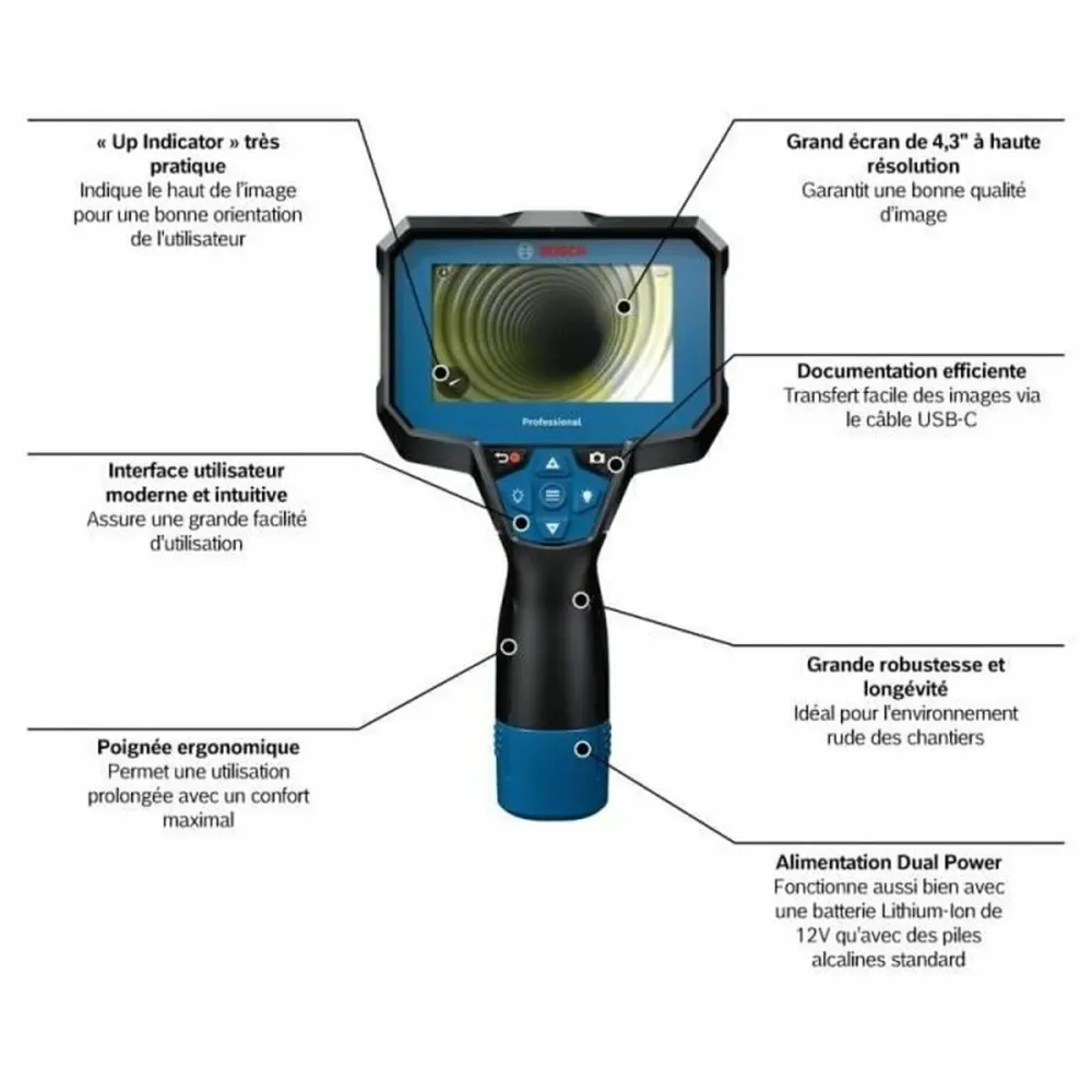Detetor de estruturas BOSCH GIC 12V-4-23 C