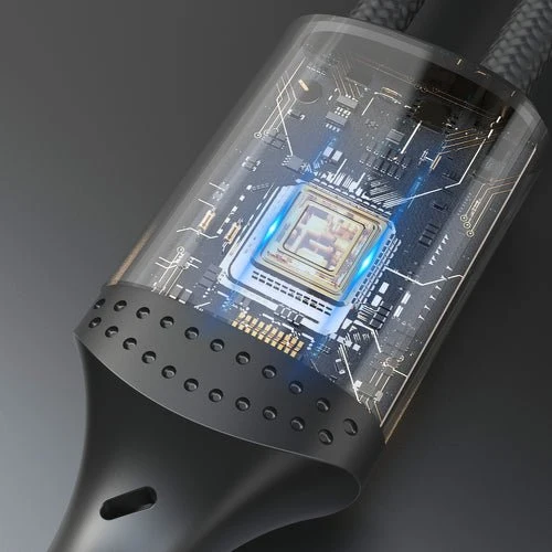 Dudao L3CC USB-C - Cabo trançado 60 W 2 m - Preto.