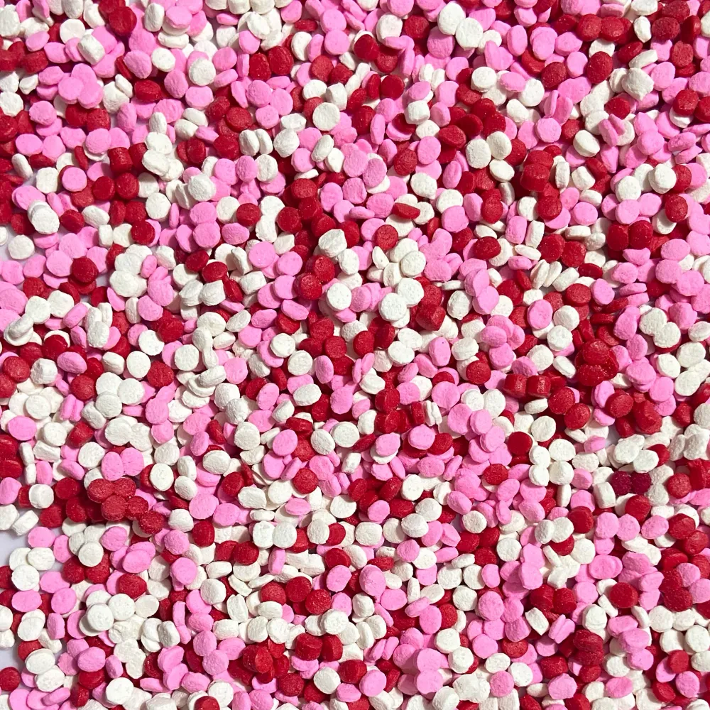 Confeti San Valentín Círculo Mini Dulce y Mexicano
