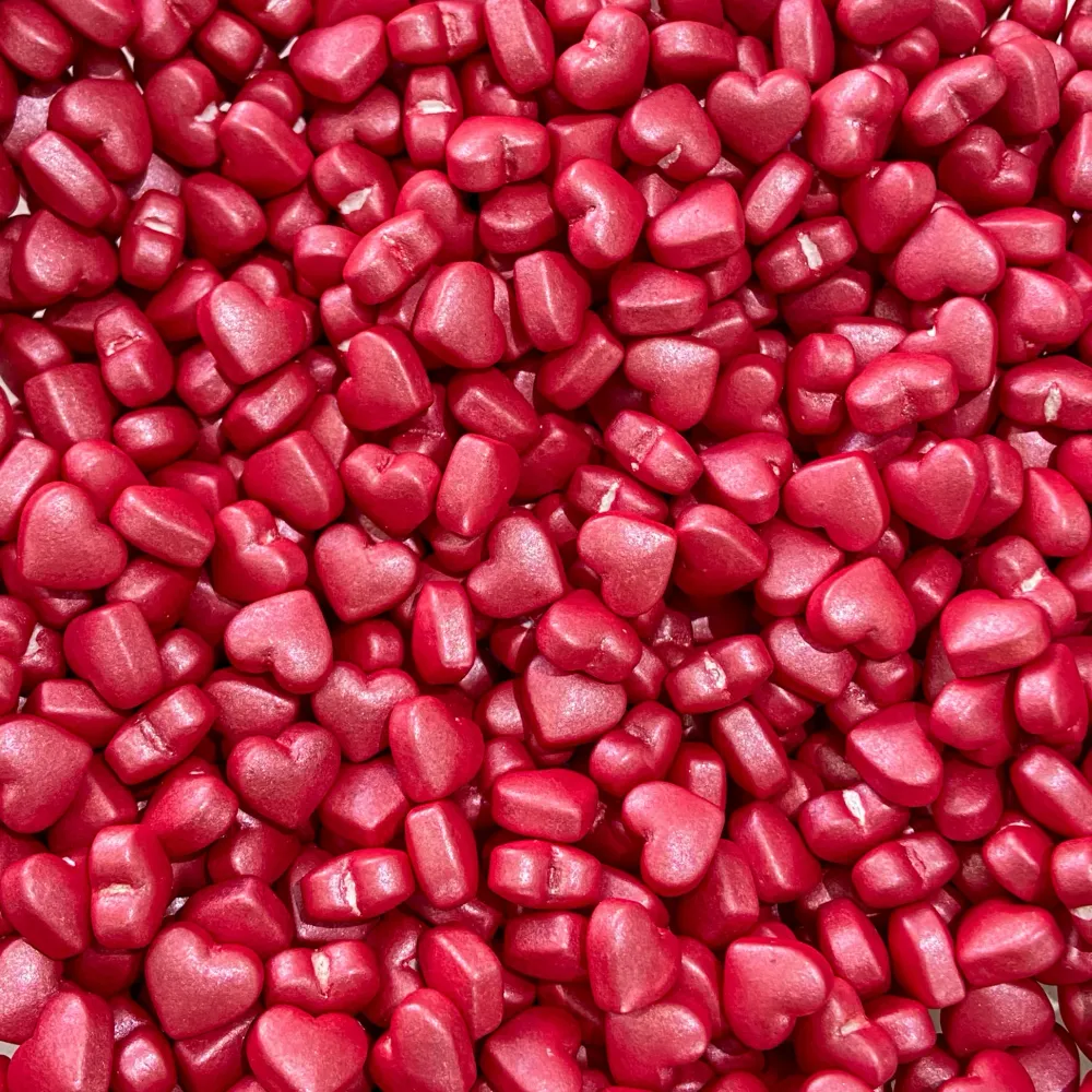 Corazón aperlado Rojo ❤️ Dulce y Mexicano