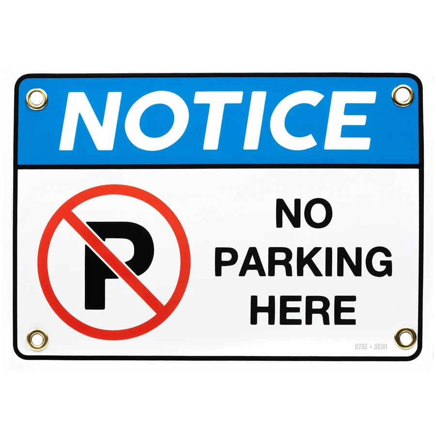 SEM SINAL DE ESMALTE DE ESTACIONAMENTO DULTON