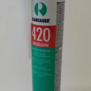 Elastic Grout Acrylic em cinza escuro para lareira e fogão em cartucho
