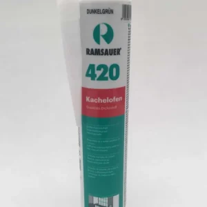 Elastic Grout Acrylic em verde escuro para lareiras e fogão de azulejos em cartucho