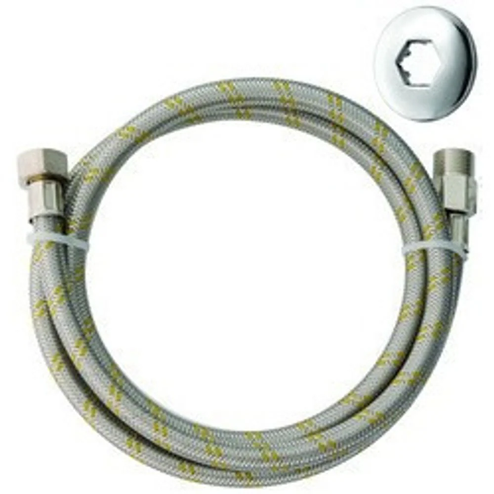 Engate Flex. Aco Inox P/Gas Mxf 1/2 40cm