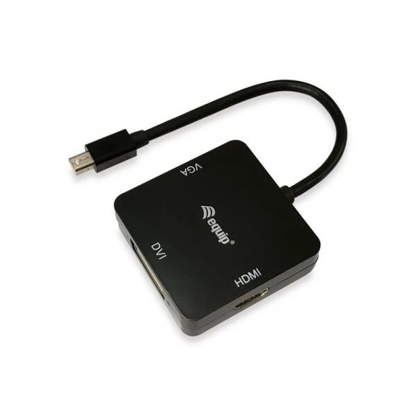 Equip 133439 Adaptador Mini DisplayPort to VGA/HDMI/DVI Black