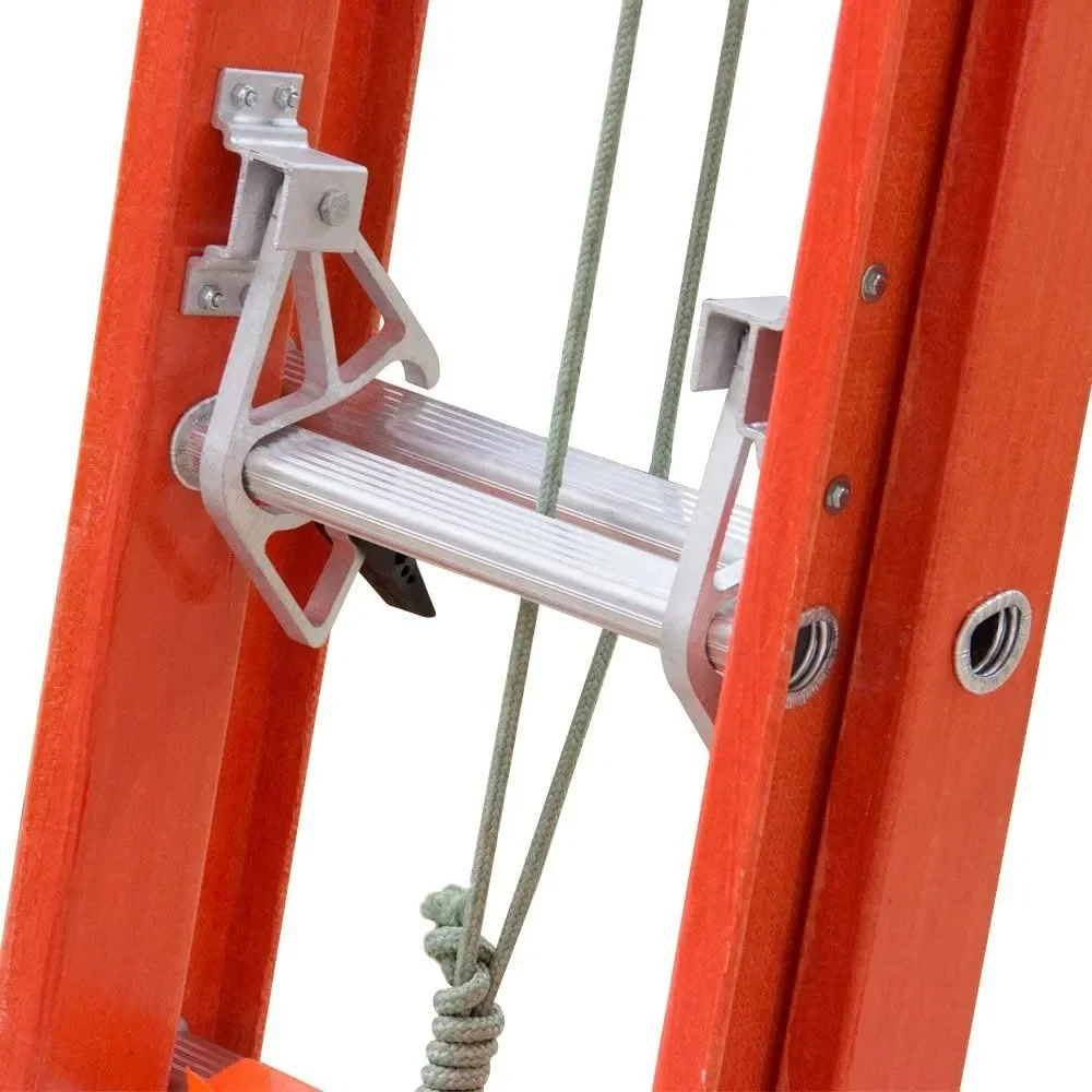 Escada Aluminio e Fibra de Vidro Extensível 8,4 Metros Profissional 27 Degraus com Catraca