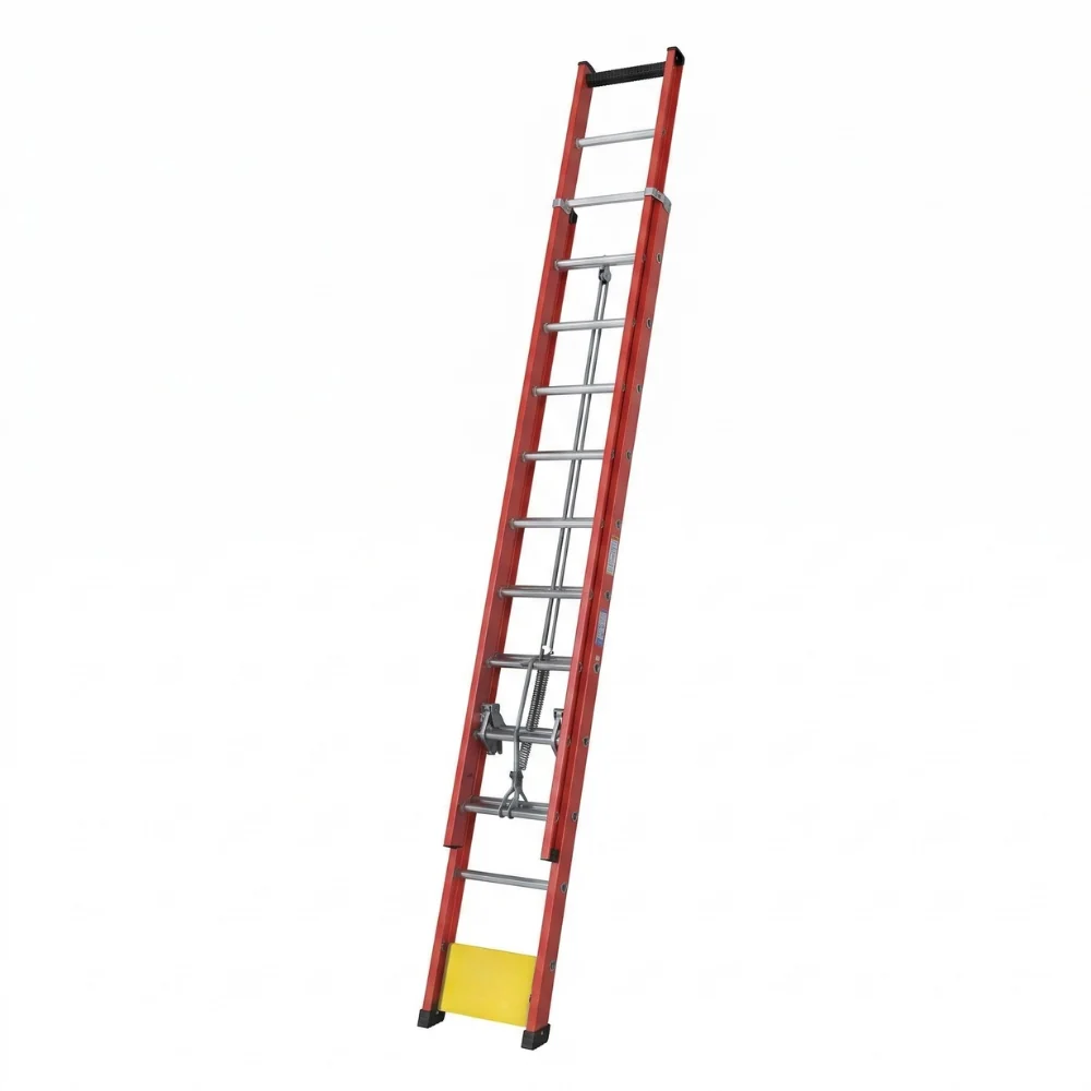 Escada Extensível Profissional Fibra de Vidro 4,25m 7,25m 170kg Síntese