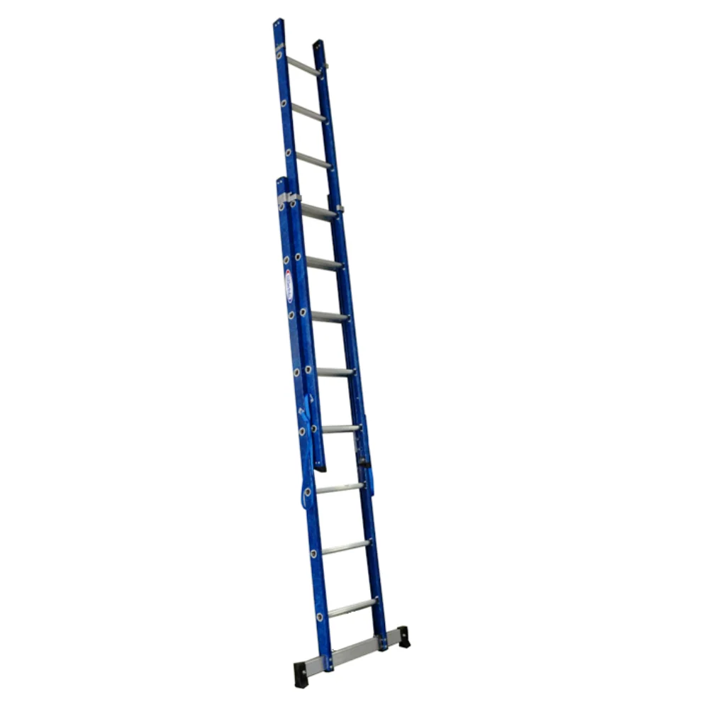 Escada de Fibra e Alumínio Tesoura Extensível Premium 2,20×3,80m 7×12 Degraus 120kg W.Bertolo