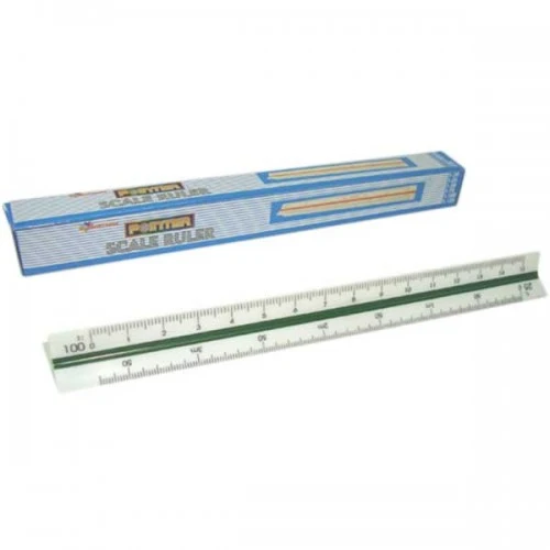 Escalímetro triangular 15cm / escalas