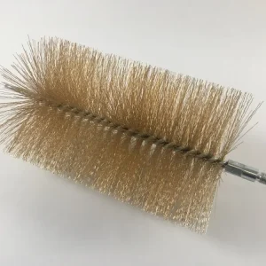 Escova cabeç de 120 mm de tubo escova o fio de ço com rosca externa M10