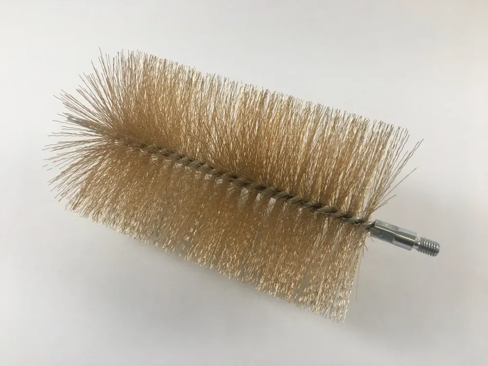 Escova cabeç de 120 mm de tubo escova o fio de ço com rosca externa M10