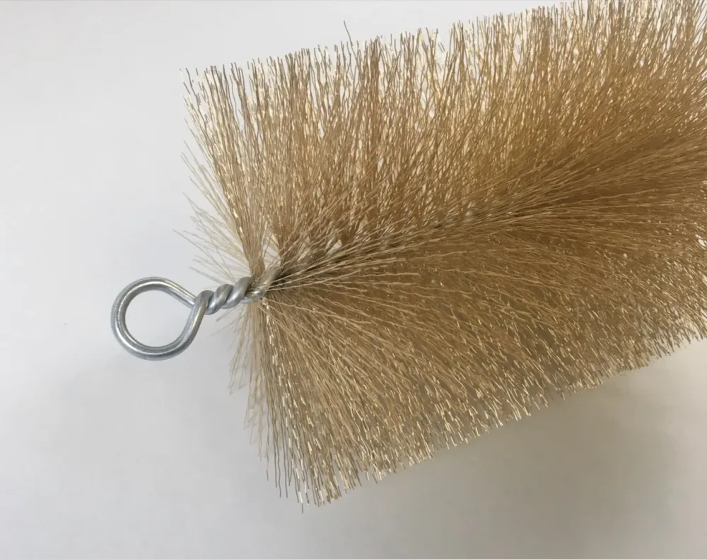 Escova cabeç de 120 mm de tubo escova o fio de ço com rosca externa M10