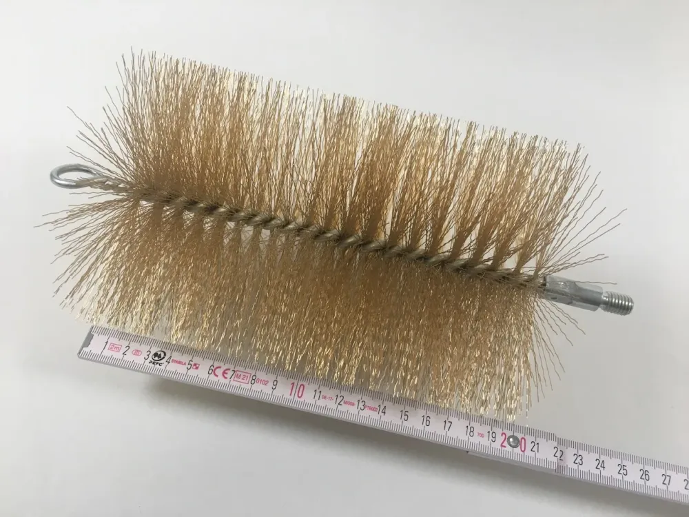 Escova cabeç de 120 mm de tubo escova o fio de ço com rosca externa M10